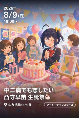 中二病でも恋したい 凸守早苗 生誕祭 🎂 京アニ 即売会✨️