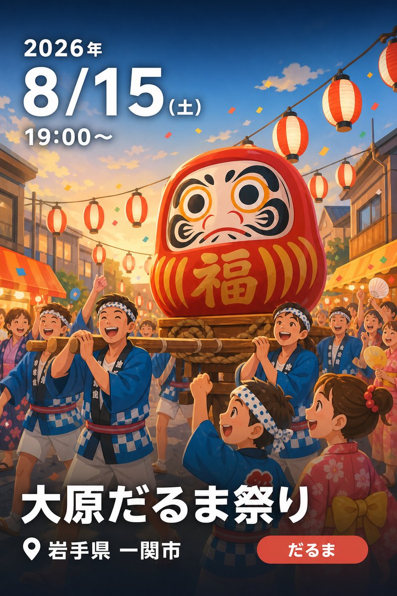 大原だるま祭り