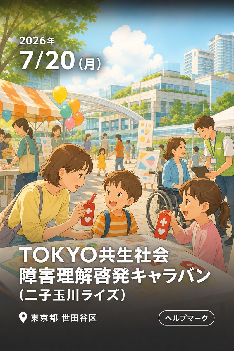 TOKYO共生社会 障害理解啓発キャラバン (二子玉川ライズ)