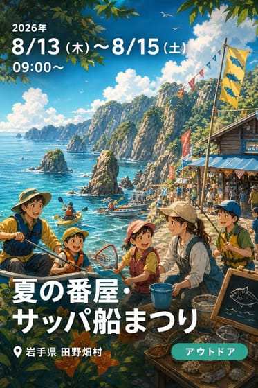 夏の番屋・サッパ船まつり
