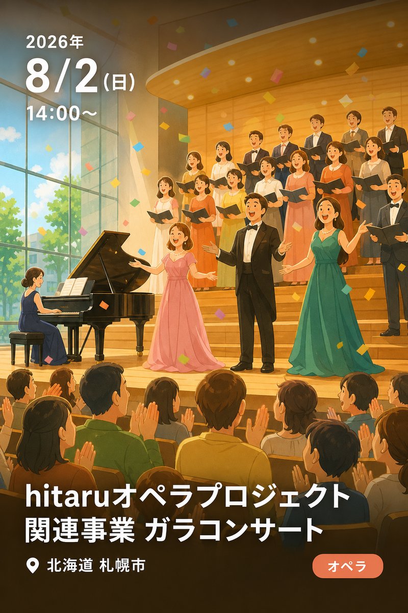 hitaruオペラプロジェクト関連事業 ガラコンサート
