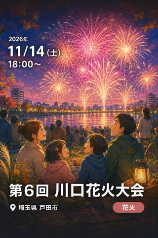 第6回 川口花火大会