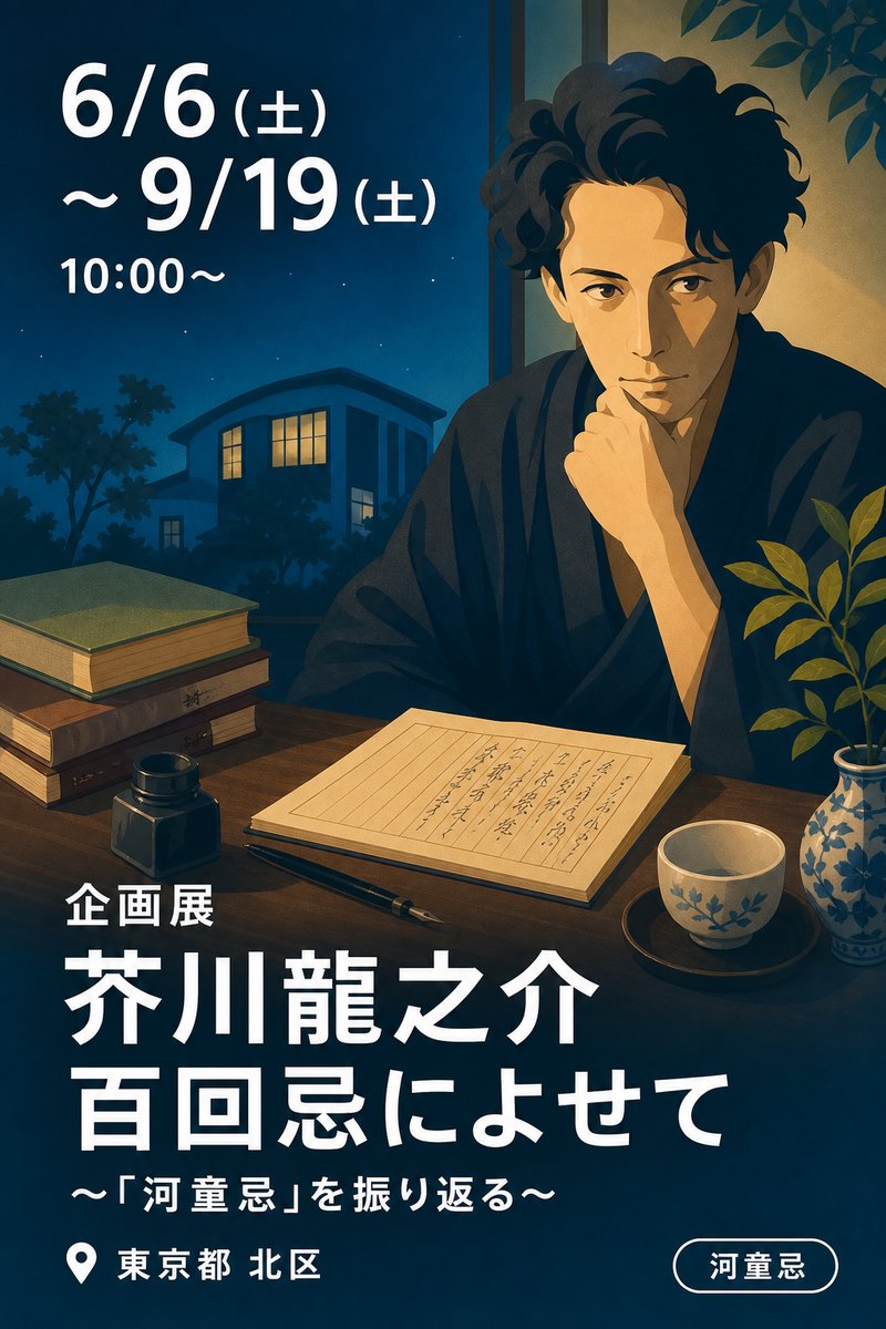 企画展 芥川龍之介 百回忌によせて 〜「河童忌」を振り返る〜