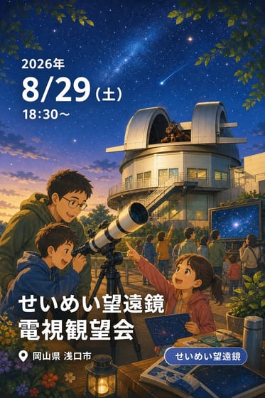 せいめい望遠鏡電視観望会