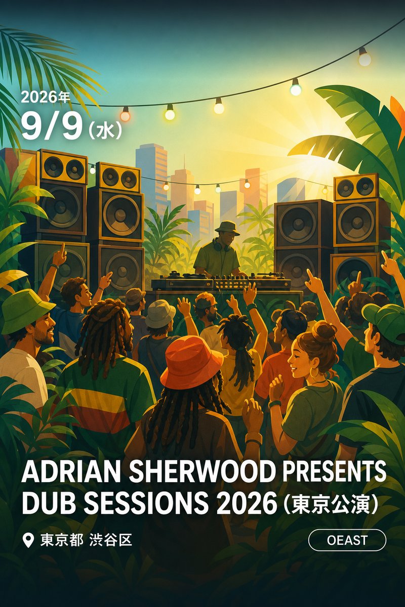 ADRIAN SHERWOOD PRESENTS DUB SESSIONS 2026 (東京公演)