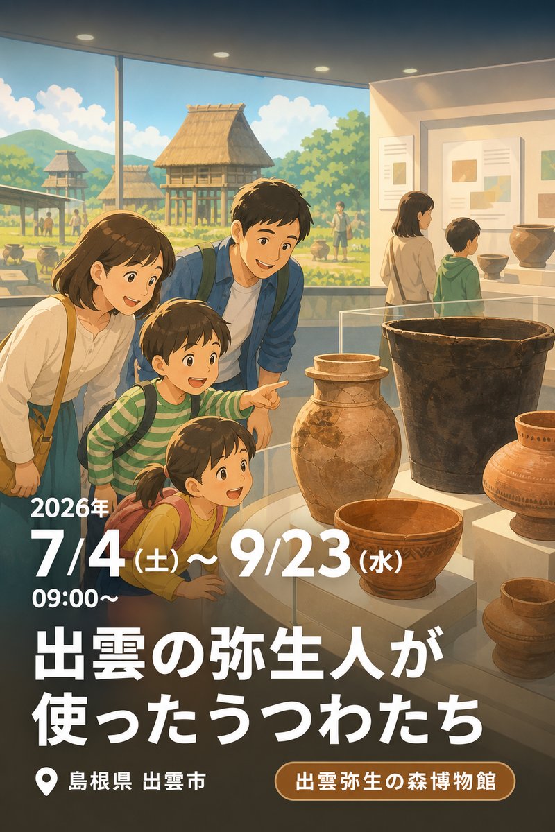 出雲の弥生人が使ったうつわたち