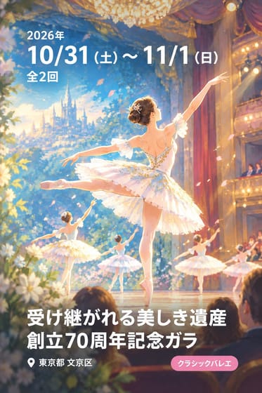 受け継がれる美しき遺産 創立70周年記念ガラ