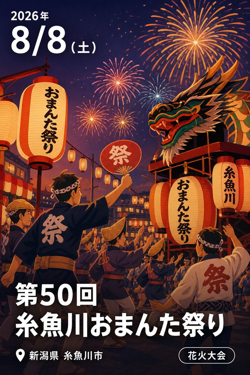第50回糸魚川おまんた祭り