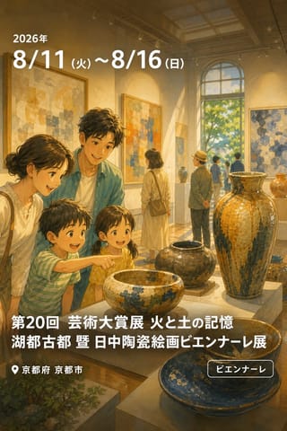 第20回 芸術大賞展 火と土の記憶 湖都古都 暨 日中陶瓷絵画ビエンナーレ展