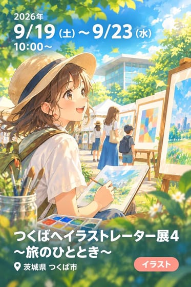 つくばへイラストレーター展4 〜旅のひととき〜