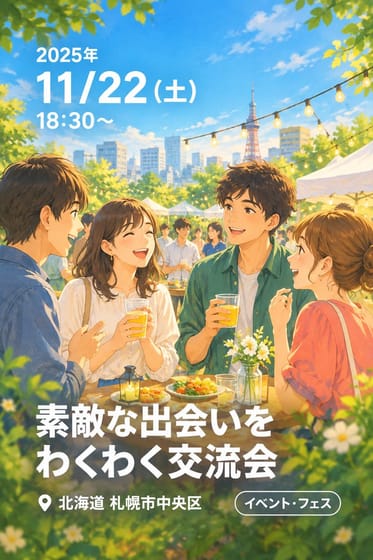 素敵な出会いをわくわく交流会