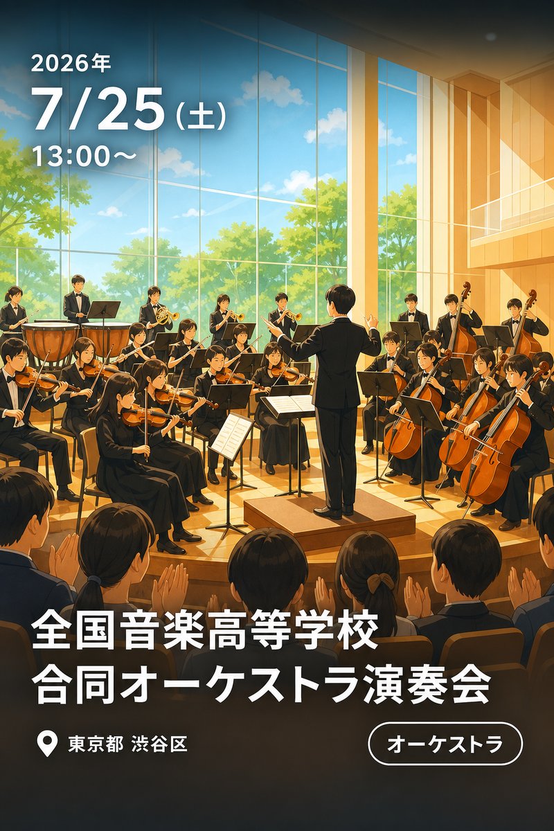 全国音楽高等学校合同オーケストラ演奏会