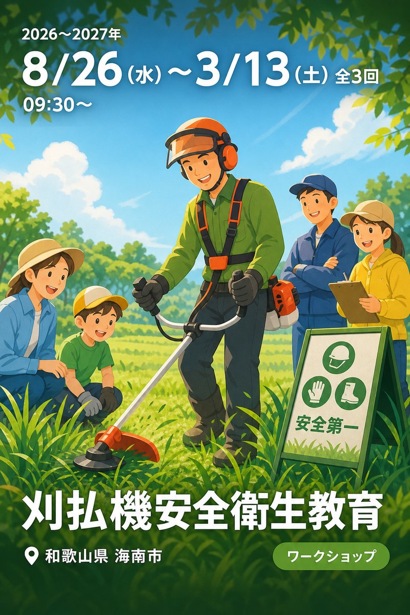 刈払機安全衛生教育