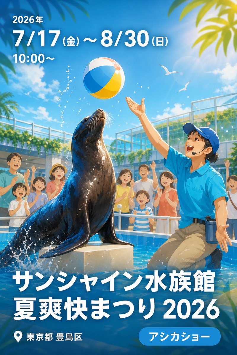 サンシャイン水族館 夏爽快まつり 2026
