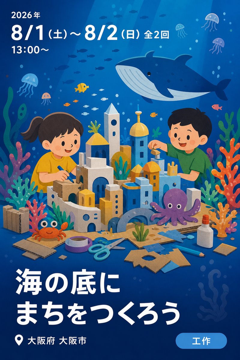 海の底にまちをつくろう