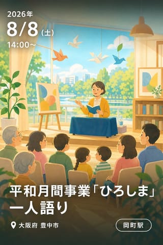 平和月間事業「ひろしま」一人語り