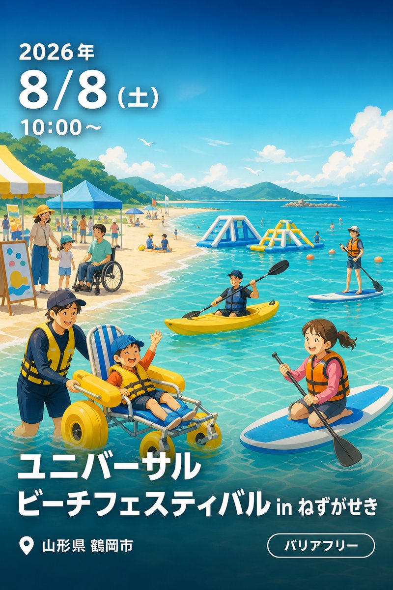 ユニバーサルビーチフェスティバル in ねずがせき