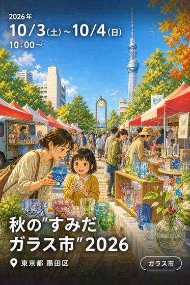 秋の”すみだガラス市”2026