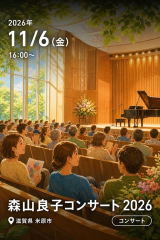 森山良子コンサート 2026