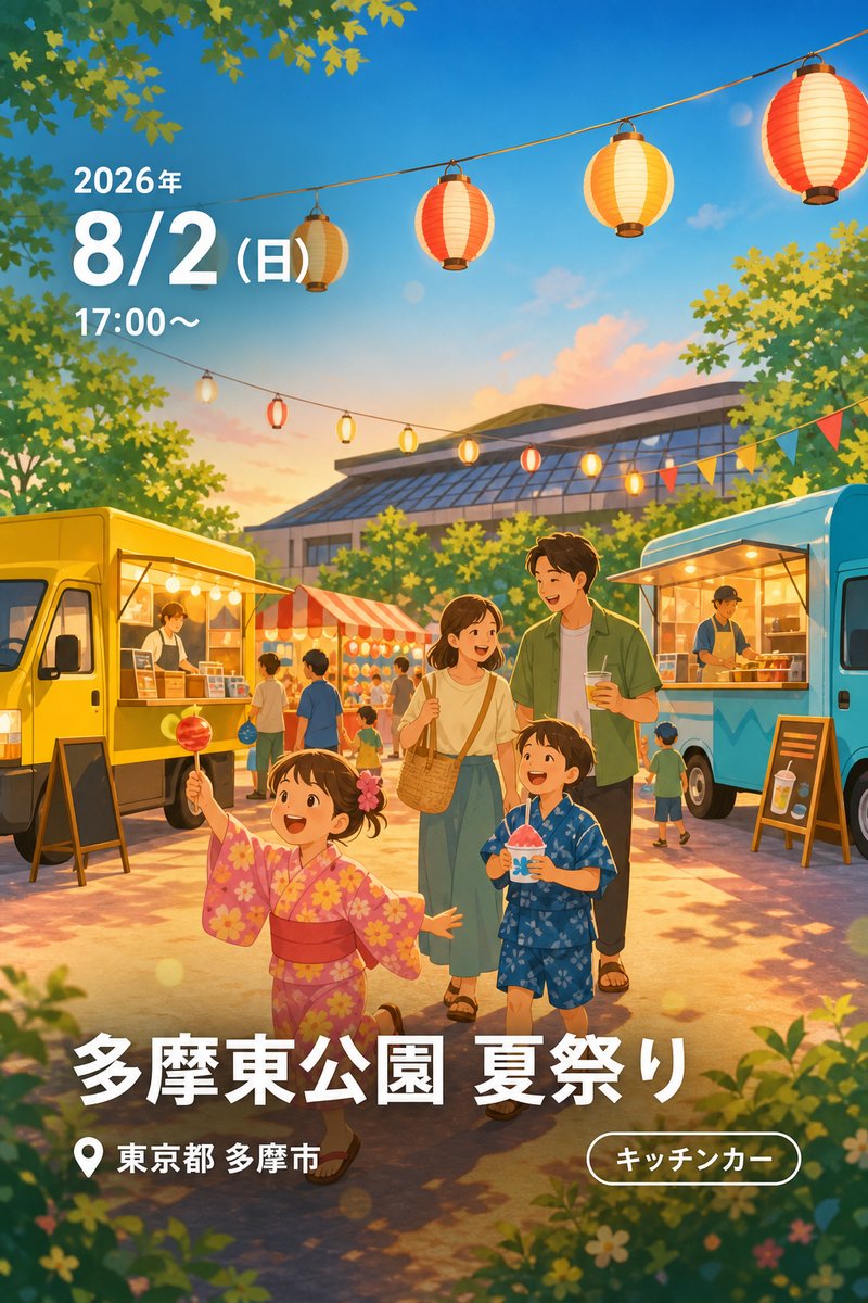 多摩東公園 夏祭り