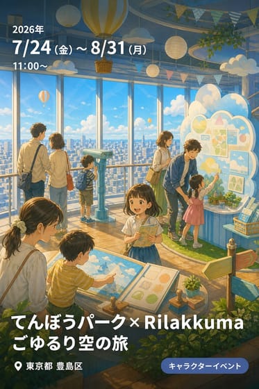 てんぼうパーク × Rilakkuma ごゆるり空の旅