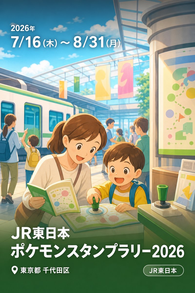 JR東日本 ポケモンスタンプラリー2026