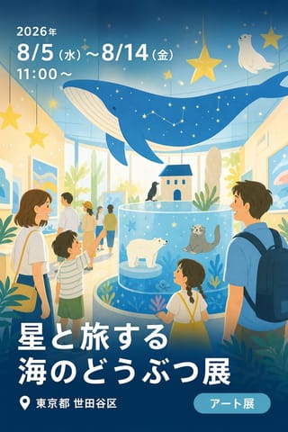 星と旅する海のどうぶつ展