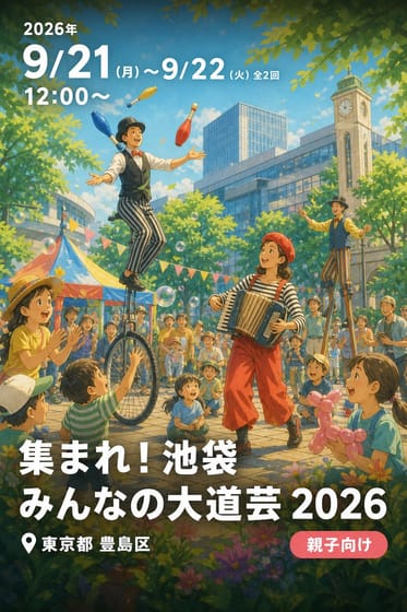 集まれ！池袋みんなの大道芸 2026