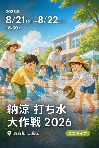 納涼 打ち水 大作戦 2026