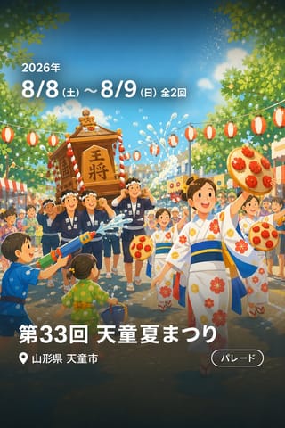 第33回 天童夏まつり