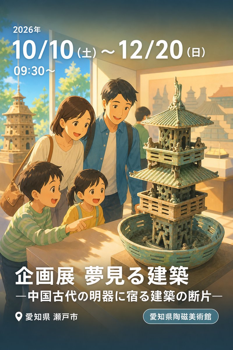企画展 夢見る建築 —中国古代の明器に宿る建築の断片—