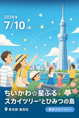 ちいかわ☆星ふるスカイツリー®とひみつの島