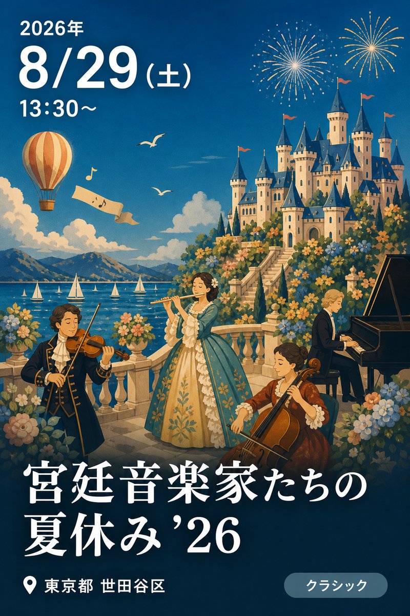 宮廷音楽家たちの夏休み '26