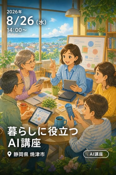 暮らしに役立つAI講座