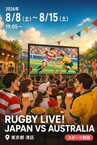 RUGBY LIVE! JAPAN VS AUSTRALIA