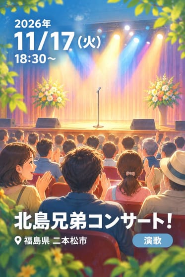 北島兄弟コンサート！
