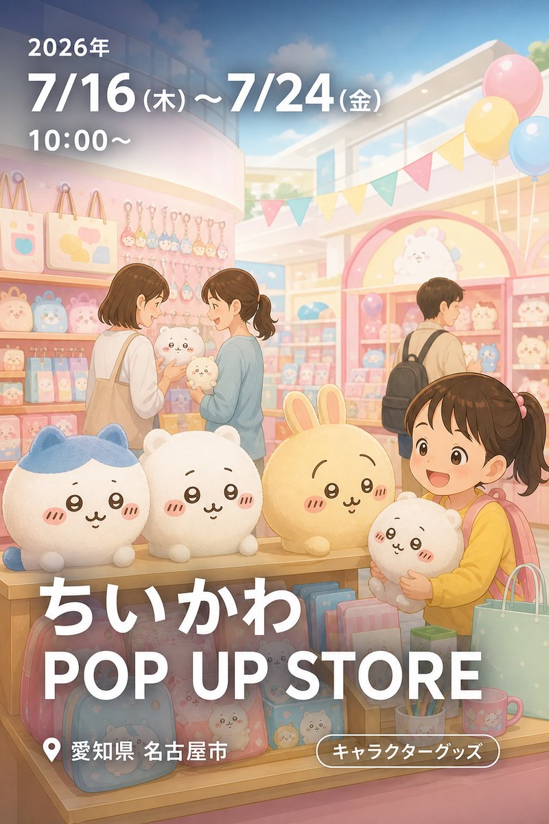 ちいかわ POP UP STORE