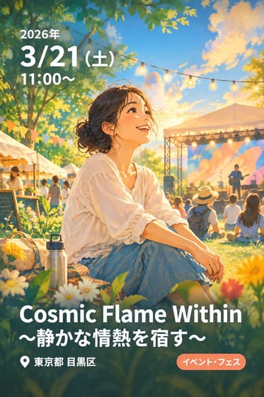 Cosmic Flame Within 〜静かな情熱を宿す〜