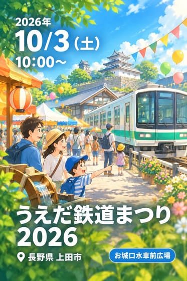 うえだ鉄道まつり 2026