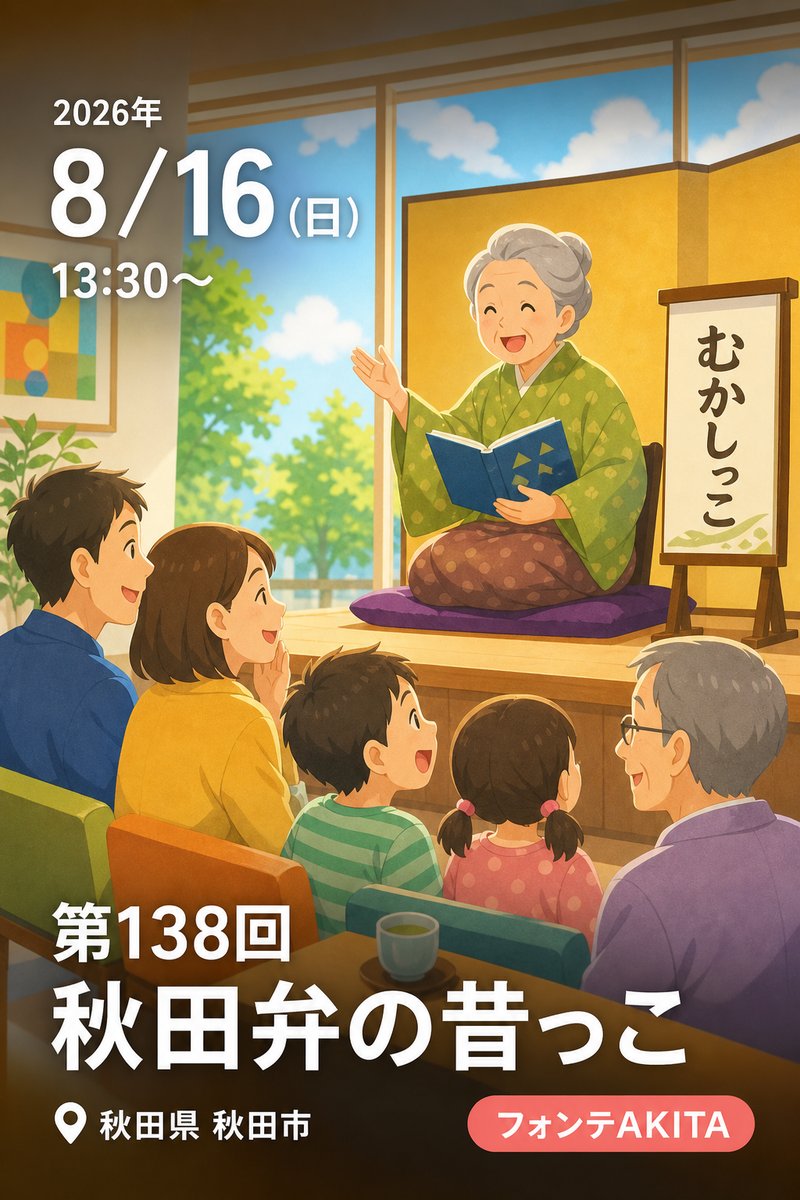 第138回 秋田弁の昔っこ