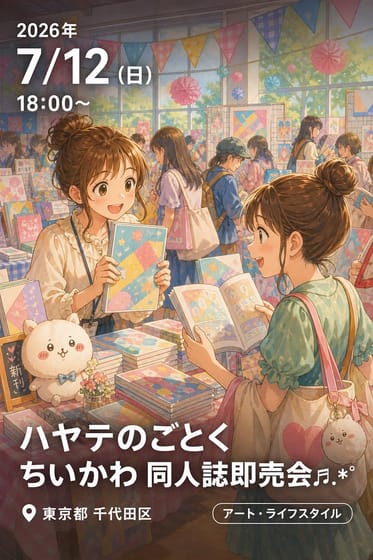 ハヤテのごとく ちいかわ 同人誌即売会♬.*ﾟ