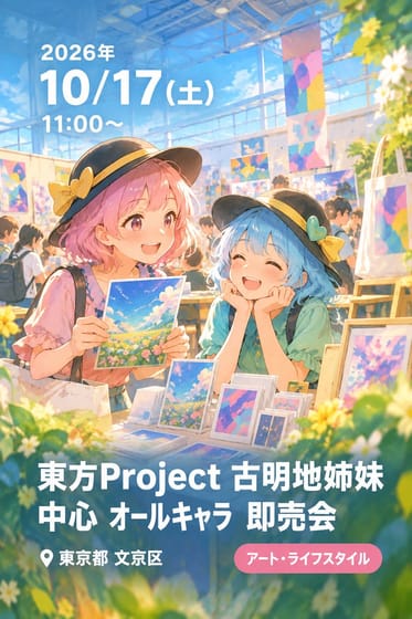 東方Project 古明地姉妹 中心 ｵｰﾙｷｬﾗ 即売会