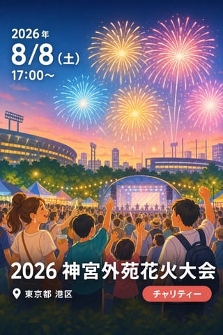 2026 神宮外苑花火大会