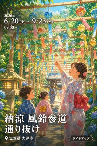 納涼 風鈴参道 通り抜け