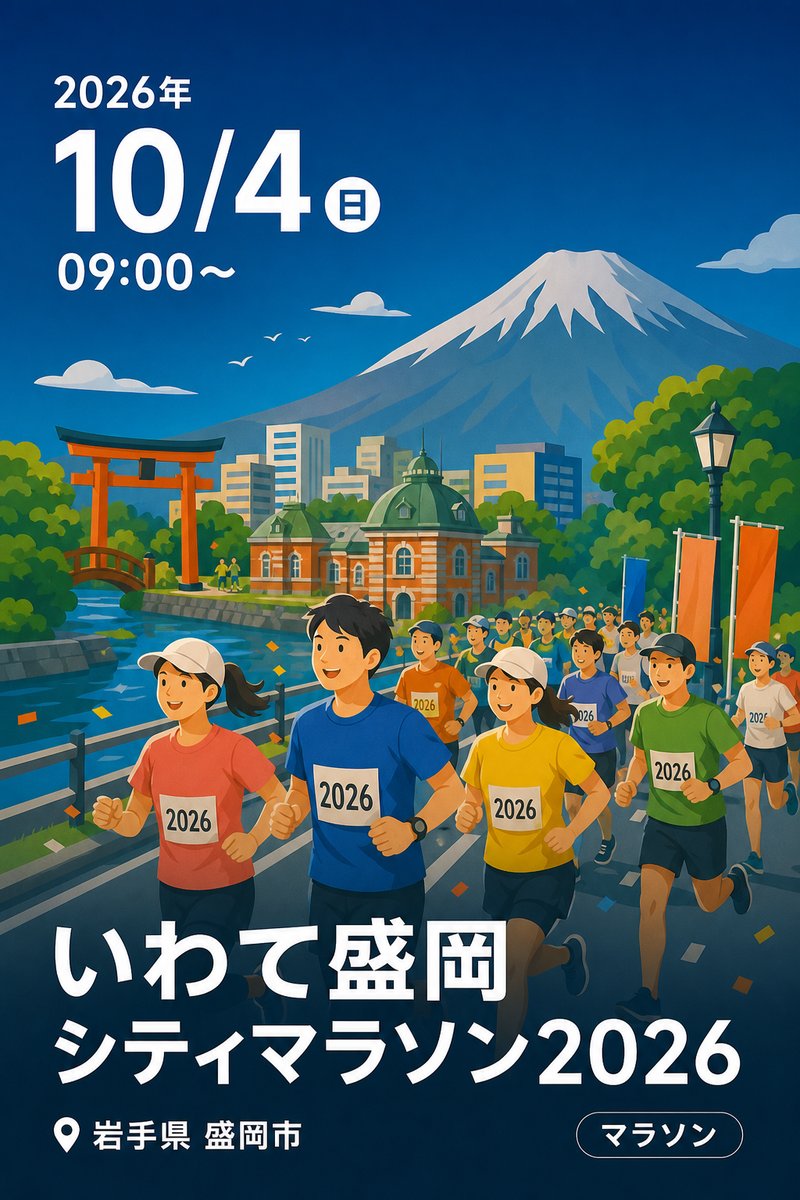 いわて盛岡シティマラソン2026