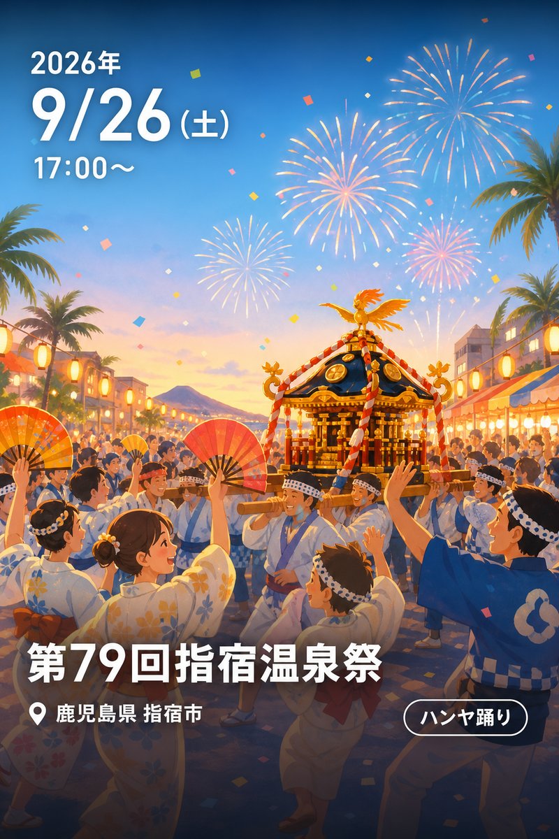 第79回指宿温泉祭