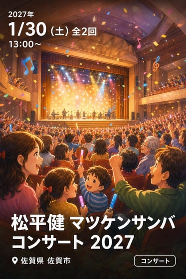 松平健 マツケンサンバコンサート 2027