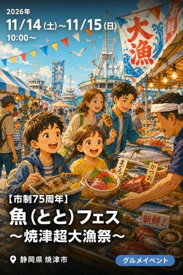 【市制75周年】魚（とと）フェス～焼津超大漁祭～