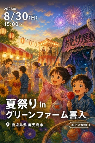夏祭り in グリーンファーム喜入