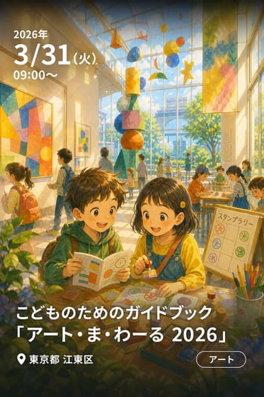 こどものためのガイドブック 「アート・ま・わーる 2026」